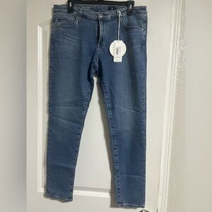 Ag Adriano Goldschmied Blue Skinny Jeans